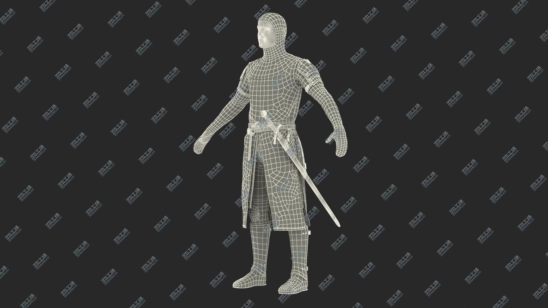 images/goods_img/202104093/3D model Knight Templar T-Pose/3.jpg